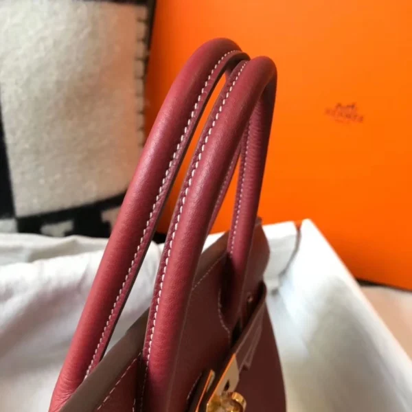 hermes柏金包25cm波爾多克萊門斯皮革GHW-HW013：圖片 4